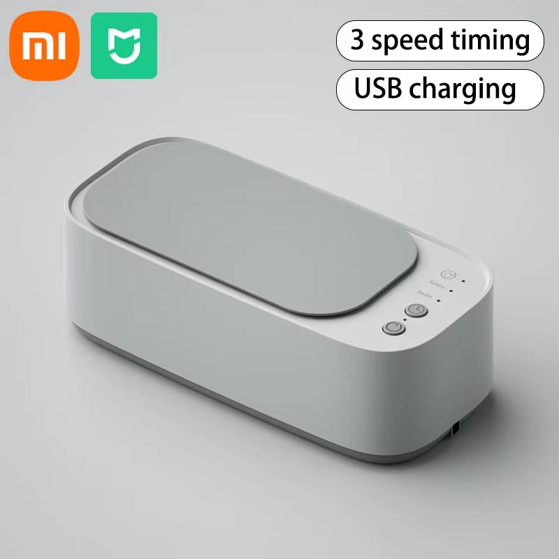 Xiaomi  Ultrasonic Glasses Cleaning Machine 45KHZ Ultrasound Jewelry Cleaner Machine High Frequency Ultrasonic Cleaner Bath